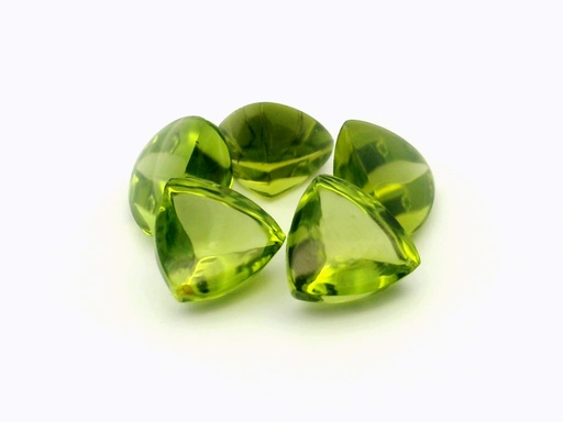 [PJ10027] Peridot 8.00mm Trilliant Cabochon