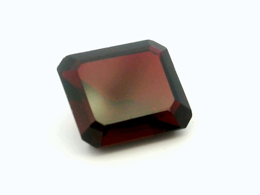 [RSDE-1412] Synthetic Ruby 14x12mm Emerald Cut Dark Red