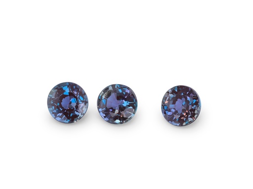 [AXCR-04] Synthetic Alexandrite Chrysoberyl 4.00mm Round