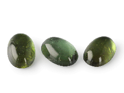[TUJ10093] Green Tourmaline 6x4mm Oval Cab 