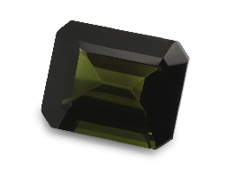 [TUJ10134] Green Tourmaline 10x8mm Emerald Cut 