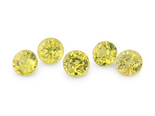 [SYR03A] Yellow Sapphire 3.00mm Round Light