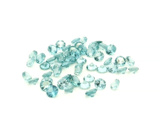[UBZSR-0275] Synthetic Spinel 2.75mm Round Zircon Blue 