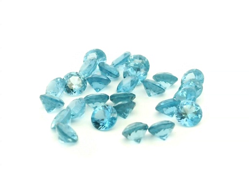 [UBZSR-055] Synthetic Spinel 5.50mm Round Zircon Blue