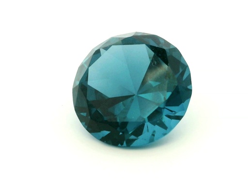 [UBZSR-18] Synthetic Spinel 18mm Round Zircon Blue