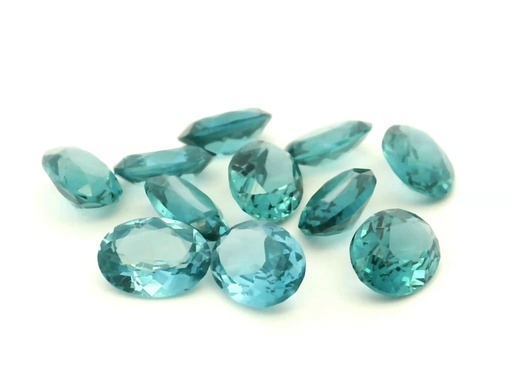 [UBZSV-0806] Synthetic Spinel 8x6mm Oval Zircon Blue