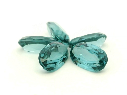 [UBZSV-1006] Synthetic Spinel 10x6mm Oval Zircon Blue
