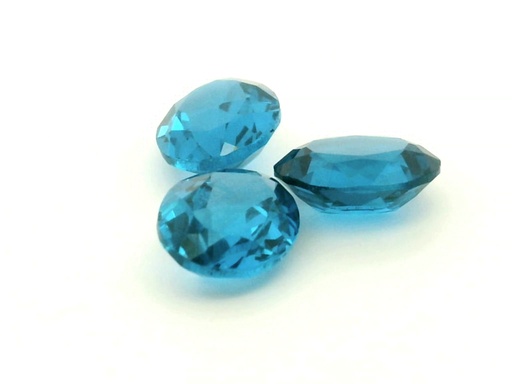 [UBZSV-1008] Synthetic Spinel 10x8mm Oval Zircon Blue