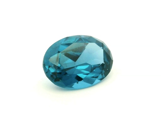 [UBZSV-1410] Synthetic Spinel 14x10mm Oval Zircon Blue