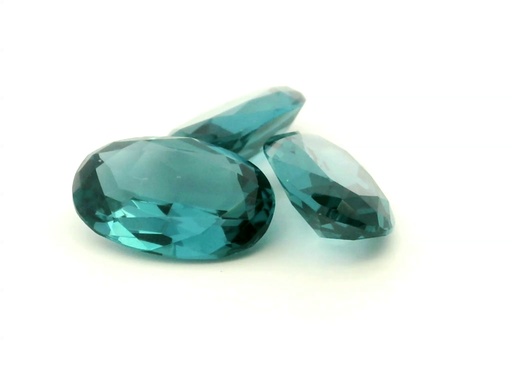 [UBZSV-1510] Synthetic Spinel 15x10mm Oval Zircon Blue