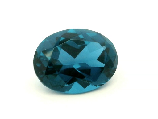 [UBZSV-1612] Synthetic Spinel 16x12mm Oval Zircon Blue