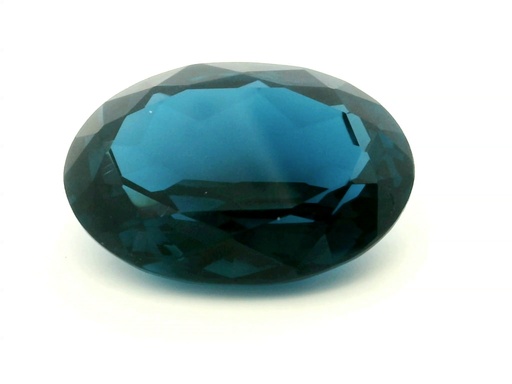 [UBZSV-2518] Synthetic Spinel 25x18mm Oval Zircon Blue
