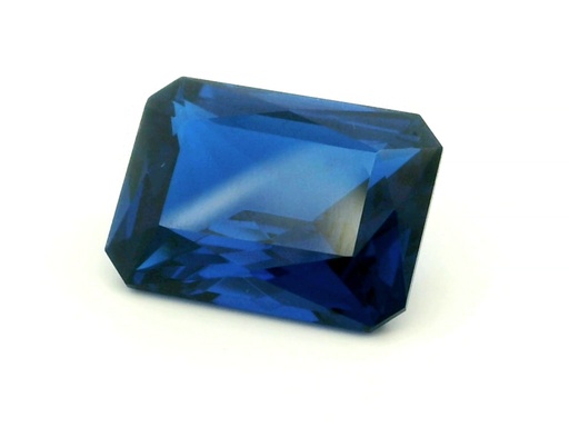 [USBER-1612] Synthetic Spinel 16x12mm Radiant Emerald Cut Bright Blue