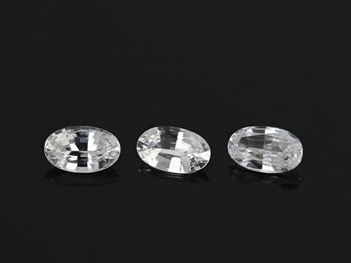 [SCWV0503] White Sapphire 5x3mm Oval