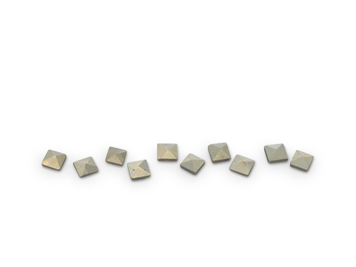 [MPQ13] Marcasite Polished 1.30mm Square PKT 10pcs