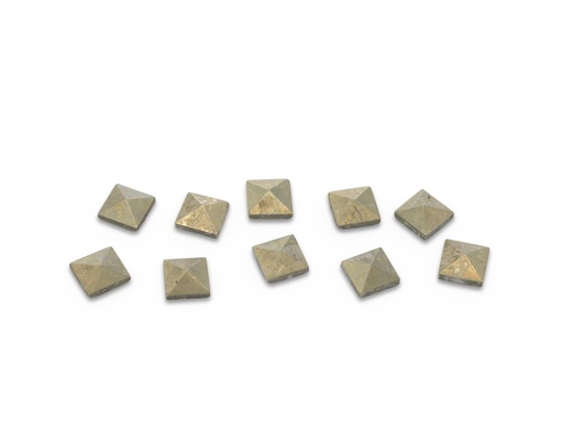[MPQ21] Marcasite Polished 2.10mm Square PKT 10pcs