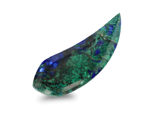 [ORNX3372] Bisbee Azurite & Malachite 67x24mm Free Form