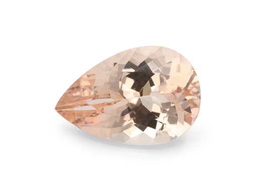 [MGP1208A] Morganite 12x8mm Pear Shape Pink Peach