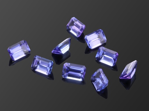 [TZE0604] Tanzanite 6x4mm Emerald Cut