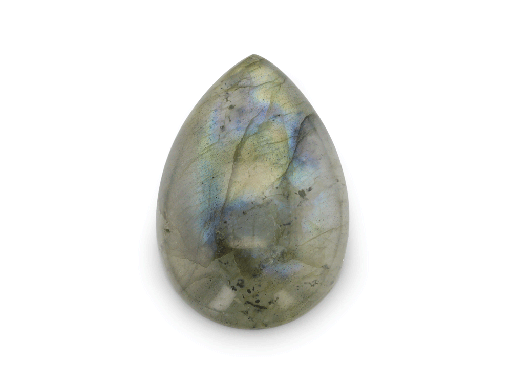 [LCJ3006] Labradorite Africa 32x22mm Pear Shape Cabochon