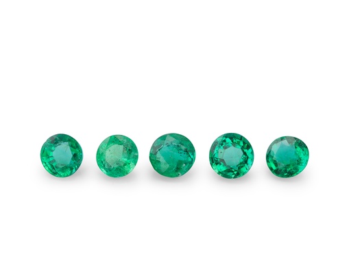 [ER025A] Emerald 2.50mm Round Mid Green