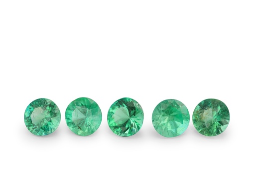 [ER03B] Emerald 3.00mm Round Mid-Light Green