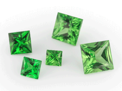 [GTQP0175] Tsavorite Garnet 1.75mm Princess Cut