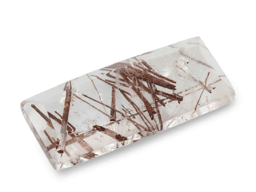 [QZX3084] Quartz w Epidote 38x15.9mm Rectangle 