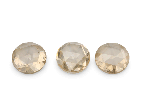 [DRC-032] Diamond 3.20mm Round Rose Cut Champagne