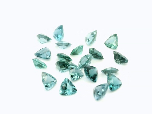 [TUGT04B] Blue Tourmaline 4.00mm +/- Trilliant Light
