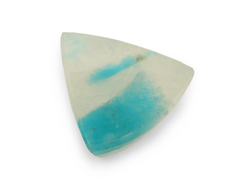 [QZX3262] Quartz w Amazonite 17x16.5mm Fan 