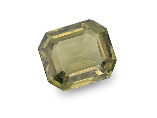 [ZIRCX3133] Kornerupine 8x6.8mm Emerald Cut Green
