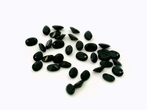 [SPBV0302] Black Spinel 3x2mm Oval