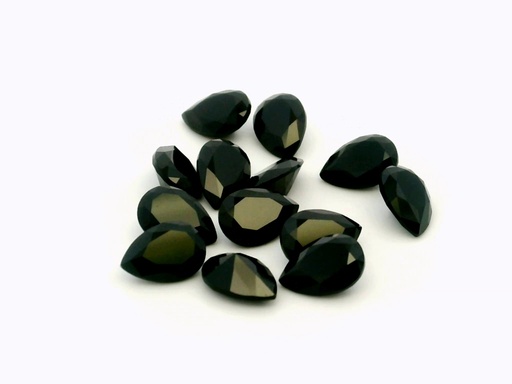 [SPBP0705] Black Spinel 7x5mm Pear Shape