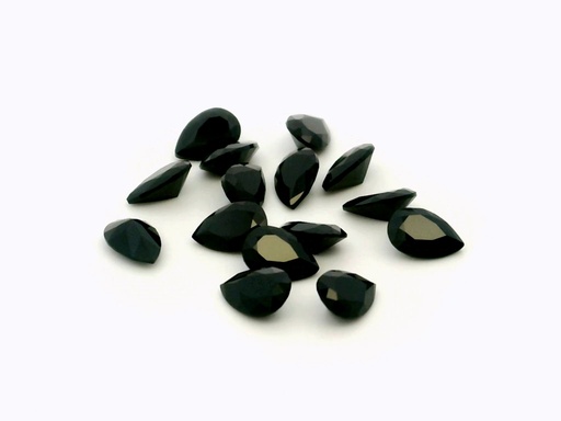 [SPBP0604] Black Spinel 6x4mm Pear Shape
