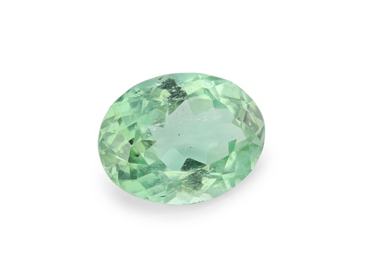 [TUX3373] Green Tourmaline 7.62x5.83mm Oval 'Paraiba Type'