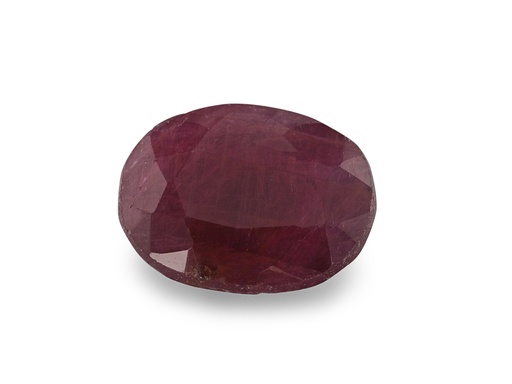 [RX3191] Ruby 7.65x5.85mm Oval Dark Red