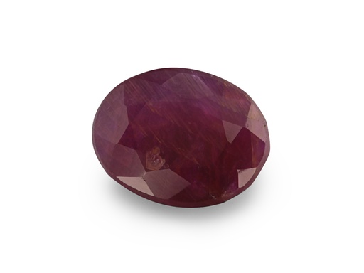 [RX3193] Ruby 8.2x6.4mm Oval Dark Red