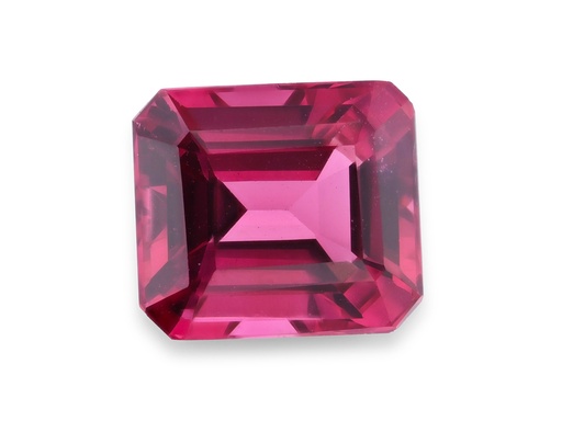 [SPINX3110] Spinel 6.6x5.75mm Emerald Cut Dark Pink