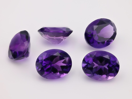 [QDVB1008] Amethyst 10x8mm Oval Dark