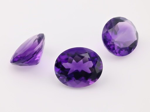 [QDVB1210] Amethyst 12x10mm Oval Dark