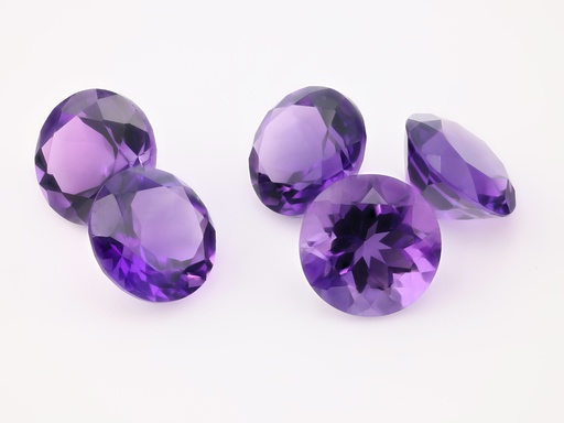 [QDRB1000] Amethyst 10mm Round Dark