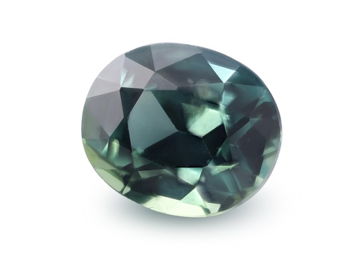 [SPAX4045] Sapphire 6.55x5.5mm Oval Teal