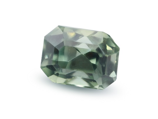 [SPAX4063] Sapphire 5.85x4.4mm Emerald Cut Green
