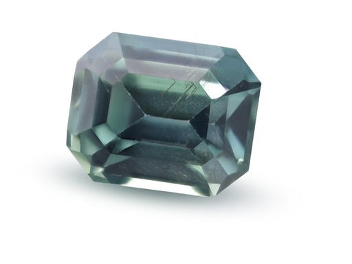 [SPAX4070] Sapphire 6.5x5.2mm Emerald Cut Teal