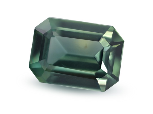 [SPAX4081] Sapphire 7x5.2mm Emerald Cut Teal