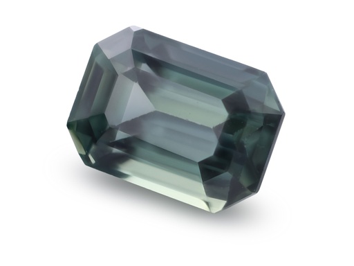 [SPAX4167] Sapphire 7.3x5.1mm Emerald Cut Teal