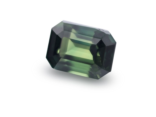 [SPAX4195] Sapphire 6.7x4.9mm Emerald Cut Teal