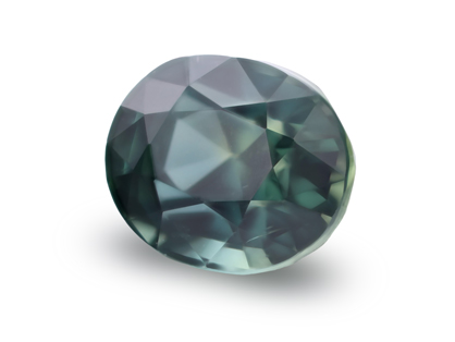 [SPAX4196] Sapphire 6.6x5.5mm Oval Teal