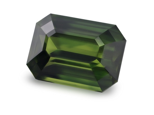 [SPAX4205] Sapphire 10.96x7.94mm Emerald Cut Green